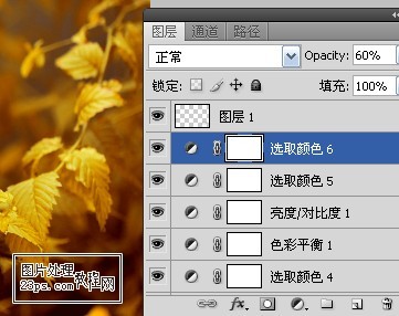 Photoshop为外景女孩照片增加唯美的橙黄色
