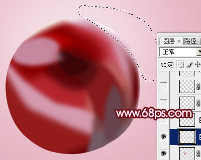 Photoshop繪畫一顆逼真的紅色布林