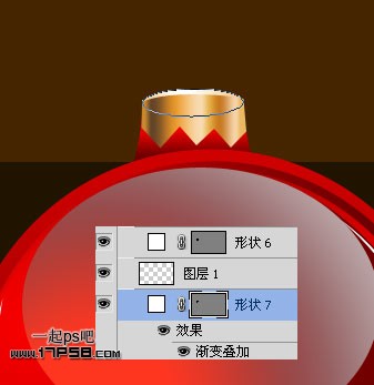 photoshopCS5制作紅色的圣誕壁紙效果