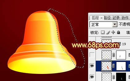 Photoshop制作漂亮的金色圣誕鈴鐺