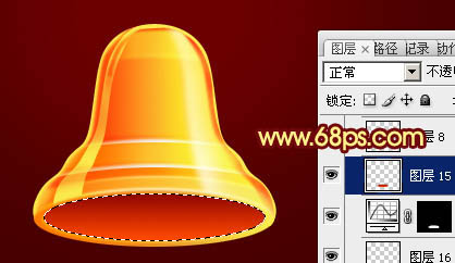 Photoshop制作漂亮的金色圣誕鈴鐺