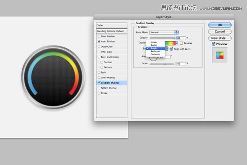photoshop制作出精美的圓形儀表指針圖標(biāo)教程