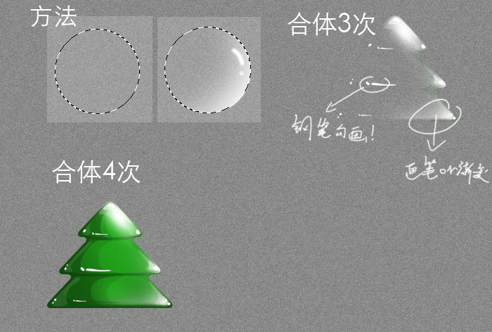 photoshop設計繪制出簡單可愛的圣誕樹 原創(chuàng)教程