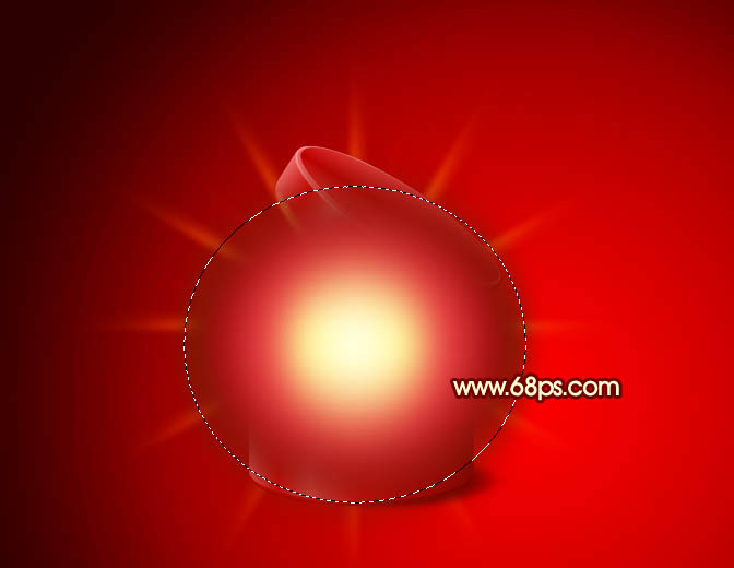 Photoshop為紅色禮盒設(shè)計(jì)添加上魔幻的金色光