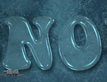 photoshop設(shè)計制作出高光漂亮的塑料冰雪字