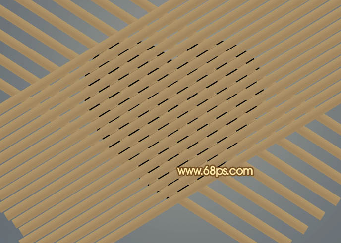 Photoshop設(shè)計(jì)打造出一個(gè)逼真的竹條情人節(jié)心形