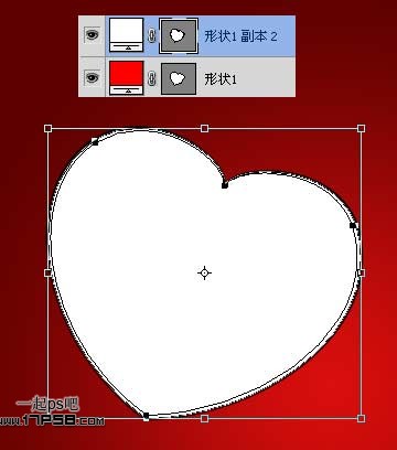 photoshop設(shè)計(jì)制作出2012情人節(jié)紅色心形壁紙