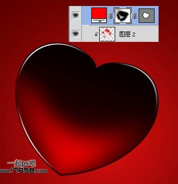 photoshop設(shè)計(jì)制作出2012情人節(jié)紅色心形壁紙