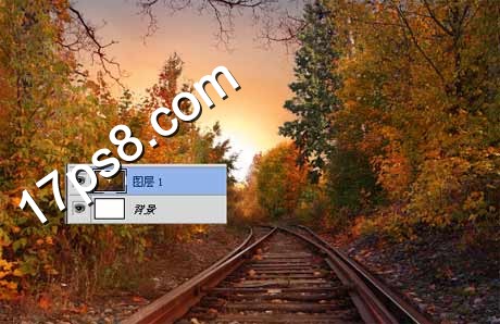 photoshop合成制作出夕陽下情侶牽手甜蜜場景