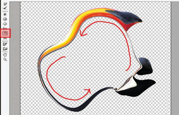 photoshop利用液化濾鏡及畫筆制作漂亮的流體藝術(shù)插畫