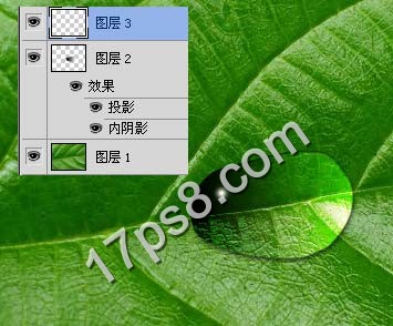 photoshop設(shè)計(jì)制作出逼真晶瑩剔透的雨滴水珠效果