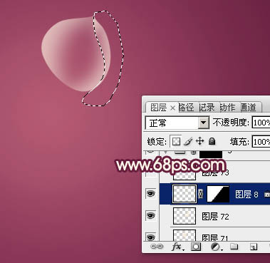 Photoshop設(shè)計(jì)制作出半透明的光影花朵