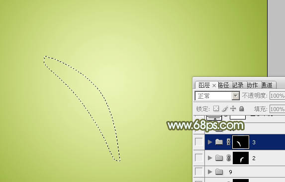 Photoshop設(shè)計制作可愛的淡藍色百合花朵