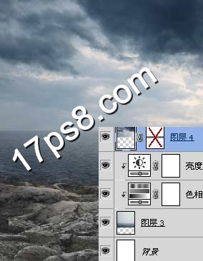 photoshop合成制作沖天而起的魔法白色光束場景