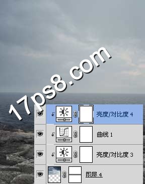 photoshop合成制作沖天而起的魔法白色光束場景