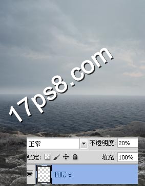 photoshop合成制作沖天而起的魔法白色光束場景