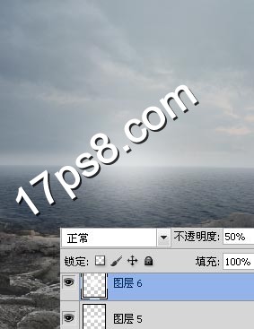 photoshop合成制作沖天而起的魔法白色光束場景