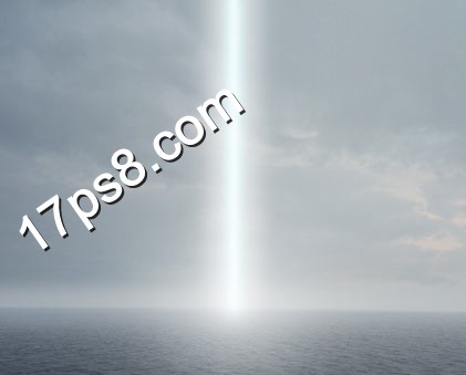 photoshop合成制作沖天而起的魔法白色光束場景