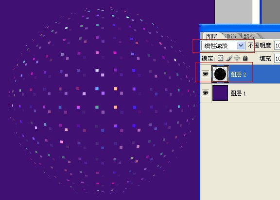 photoshop利用濾鏡制作絢麗的彩色煙花