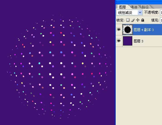 photoshop利用濾鏡制作絢麗的彩色煙花