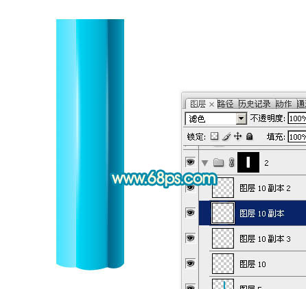 Photoshop設(shè)計(jì)制作出一只精致的藍(lán)色鉛筆