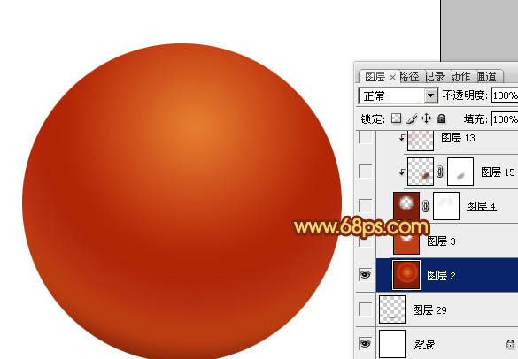 Photoshop設(shè)計(jì)制作出細(xì)膩逼真的紅色籃球