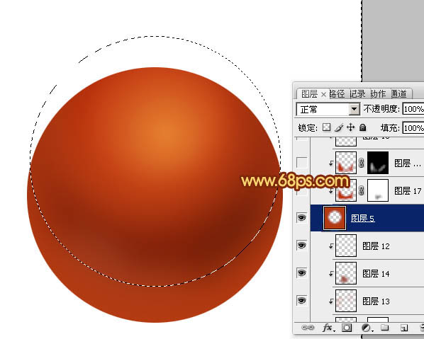 Photoshop設(shè)計(jì)制作出細(xì)膩逼真的紅色籃球