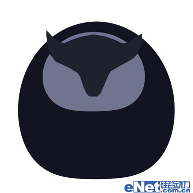 photoshop制作卡通貓頭鷹 photoshop設計制作可愛的藍色卡通貓頭鷹