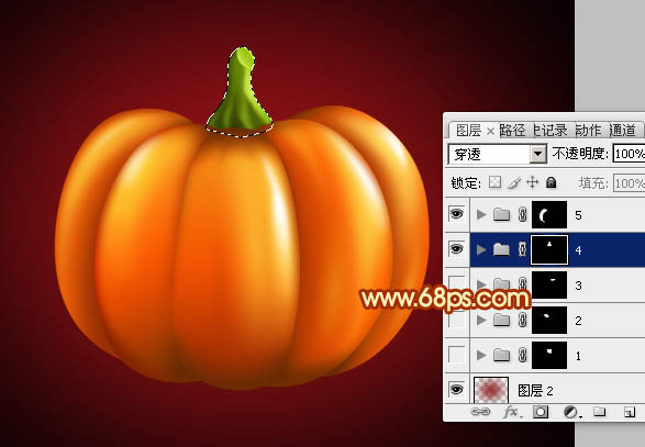 Photoshop設(shè)計制作漂亮的萬圣節(jié)南瓜