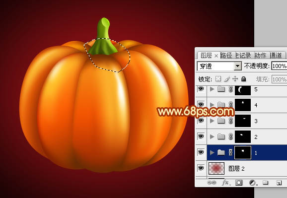 Photoshop設(shè)計制作漂亮的萬圣節(jié)南瓜