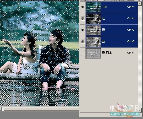 PhotoShop為情侶風(fēng)景片調(diào)制出中國風(fēng)水墨效果教程