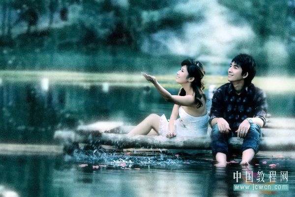 PhotoShop為情侶風(fēng)景片調(diào)制出中國風(fēng)水墨效果教程