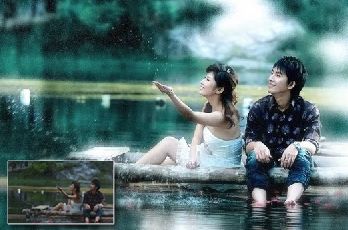 PhotoShop為情侶風(fēng)景片調(diào)制出中國風(fēng)水墨效果教程