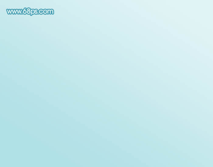 Photoshop設計制作閃亮的青色透明水珠