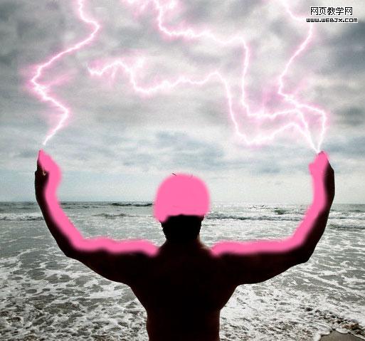 photoshop利用濾鏡制作閃電效特效