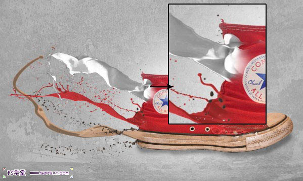 Photoshop設(shè)計(jì)制作動(dòng)感流體運(yùn)動(dòng)鞋海報(bào)教程
