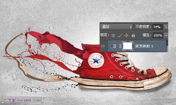 Photoshop設(shè)計(jì)制作動(dòng)感流體運(yùn)動(dòng)鞋海報(bào)教程