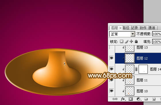 Photoshop設(shè)計制作一盞古典的正在燃燒的陶瓷油燈
