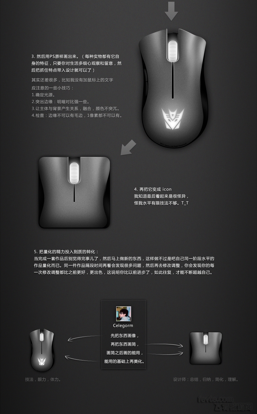 photoshop鼠繪出鼠標(biāo)圖標(biāo)教程
