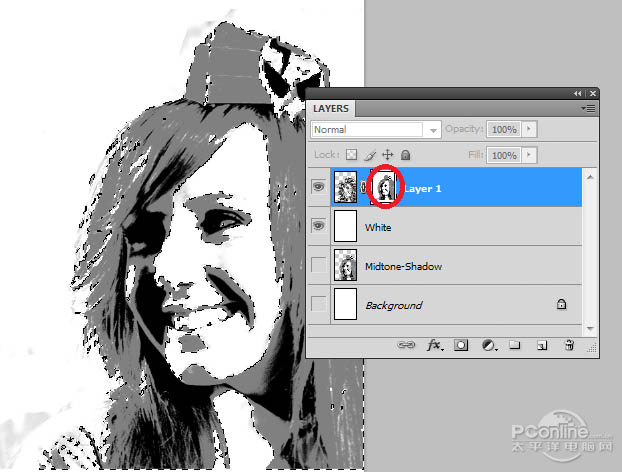 Photoshop打造頹廢的文字人像雜志封面