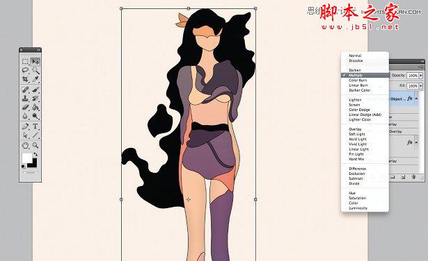 Photoshop設(shè)計制作時尚的矢量插畫