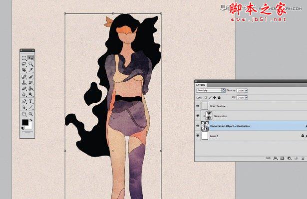 Photoshop設(shè)計制作時尚的矢量插畫