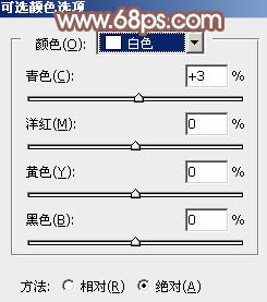 Photoshop將綠樹邊的美女調(diào)制出甜美的小清新淡褐色