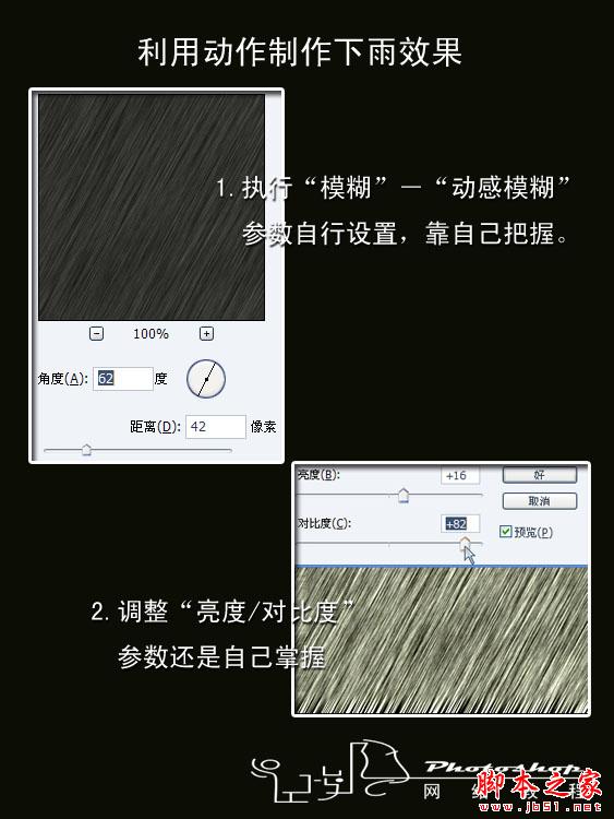 Photoshop制作唯美雨景動(dòng)畫