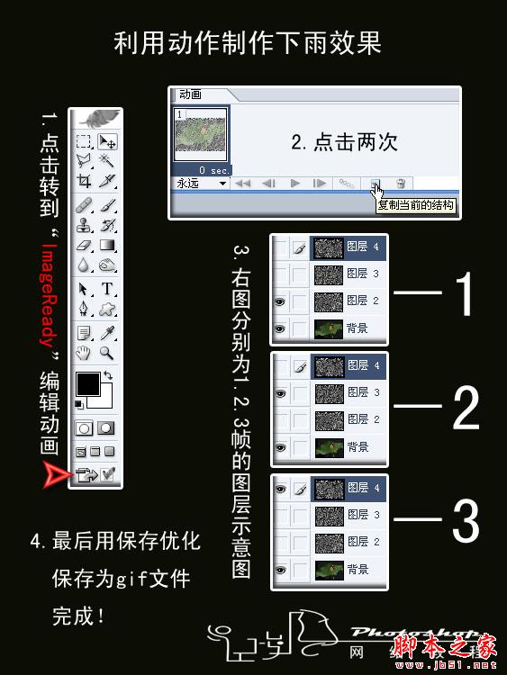 Photoshop制作唯美雨景動(dòng)畫