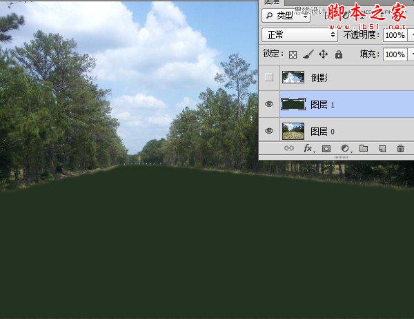 Photoshop利用置換濾鏡將普通圖片制作水面倒影效果