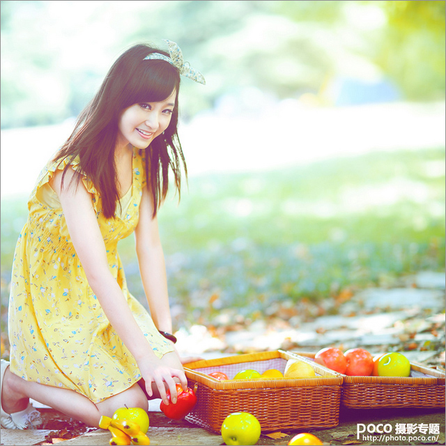 PS調(diào)出女孩青春明媚的夏季文藝色調(diào)教程