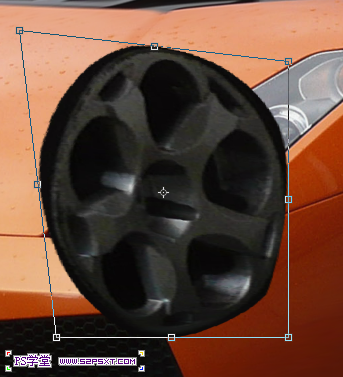 Photoshop打造超酷飛奔的火焰跑車效果