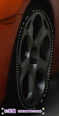 Photoshop打造超酷飛奔的火焰跑車效果