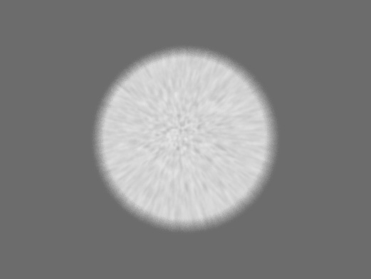 photoshop利用濾鏡及涂抹工具快速制作灰白色毛毛球